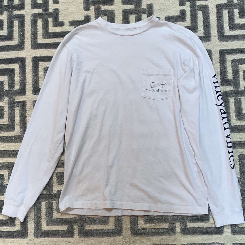 Vineyard Vines long sleeved garment dyed vintage whale tee - Picture 3 of 5